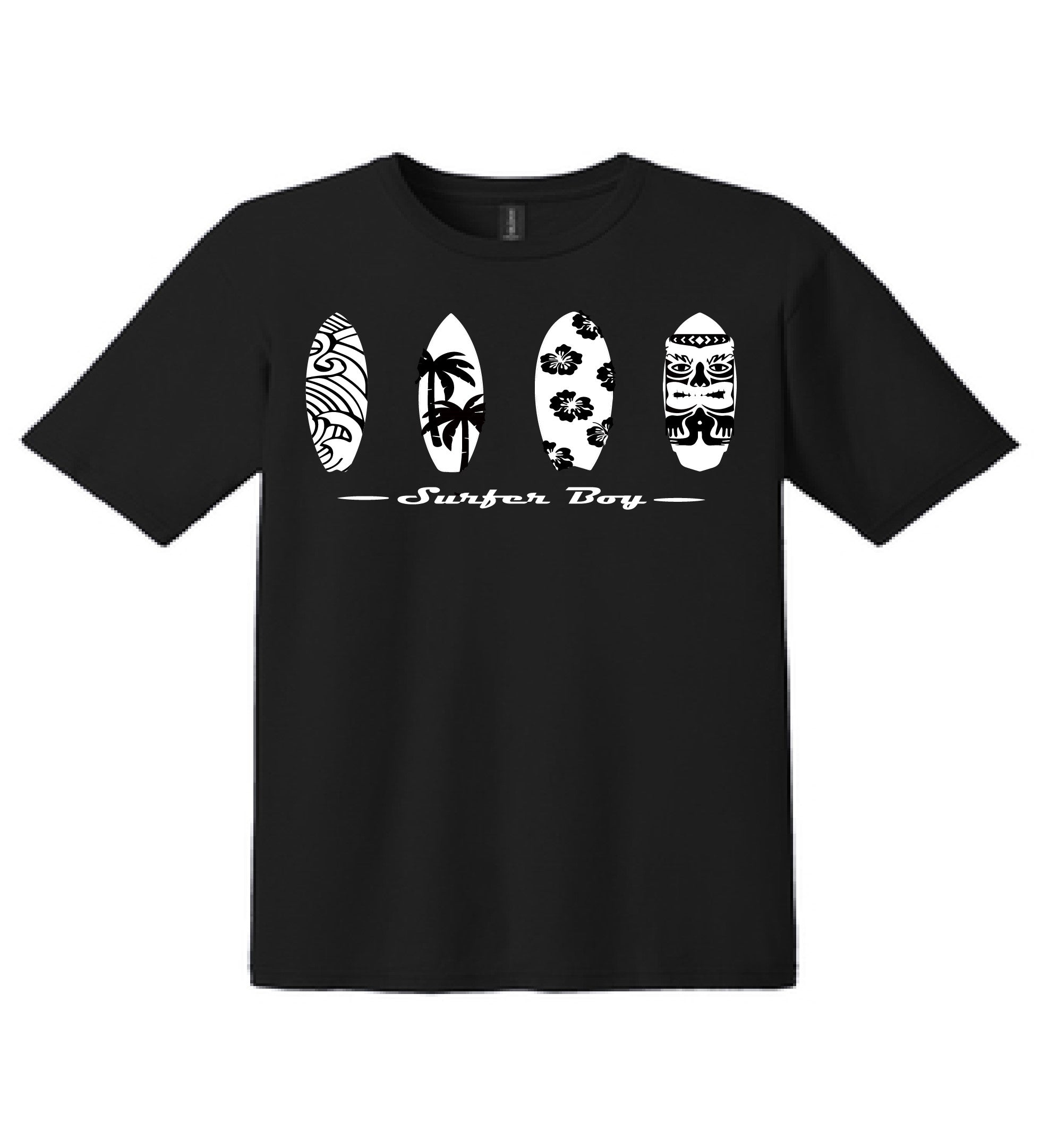 4 Board black tee