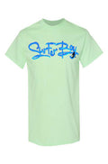 Spray paint tee