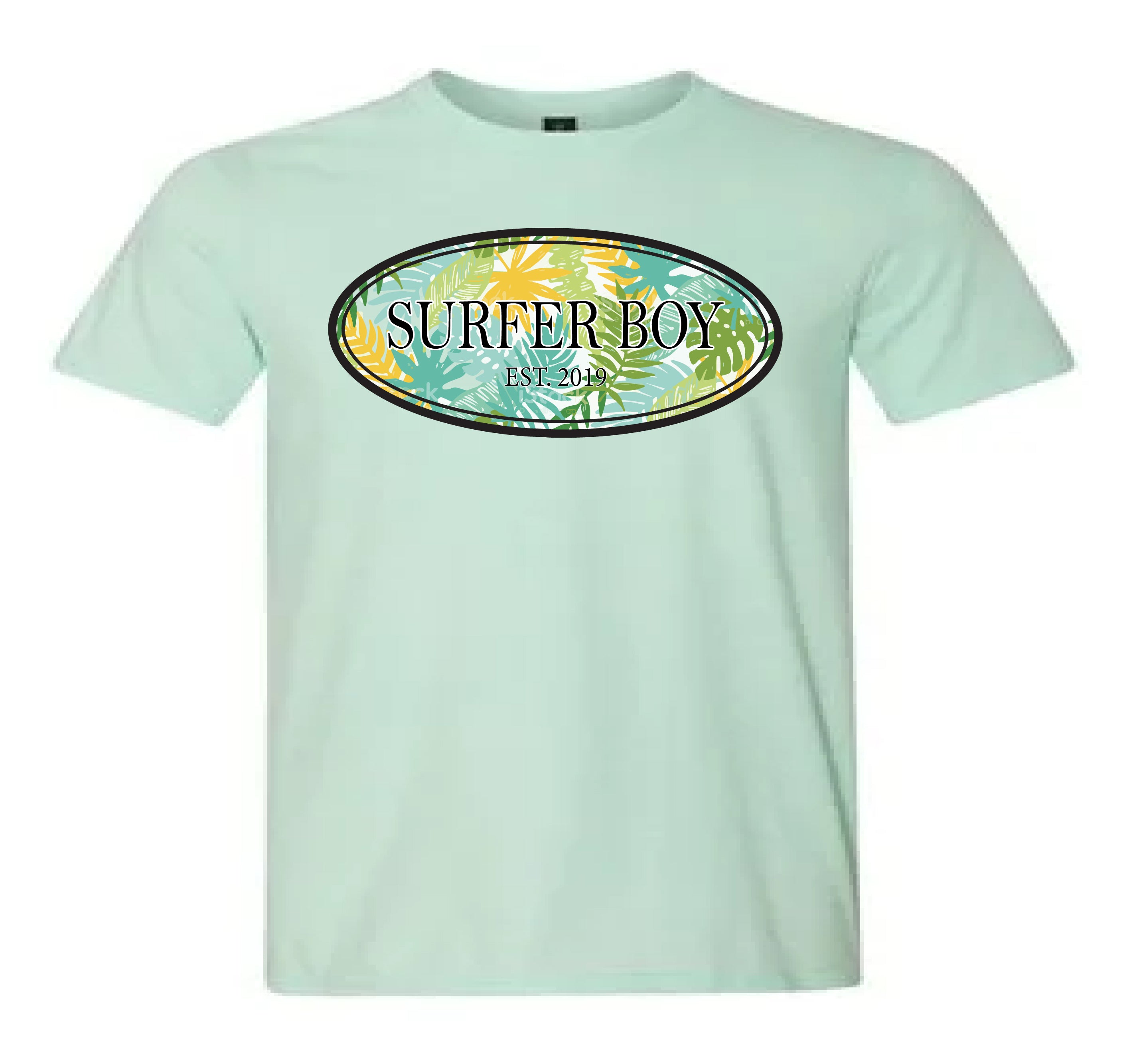 Palm leaf design t-shirt